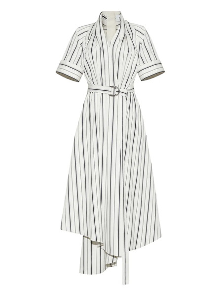  Adam Lippes Nansi Midi Dress - White 