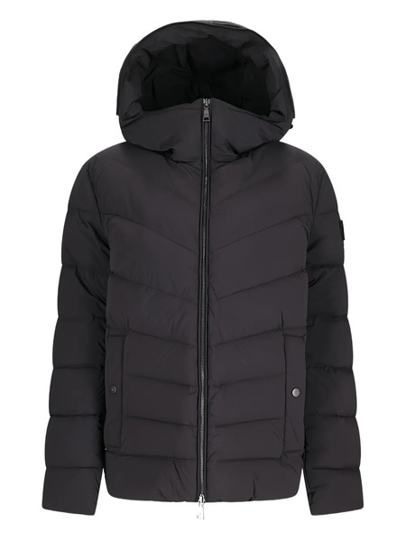  Add Quilted Hooded Jacket - Black 