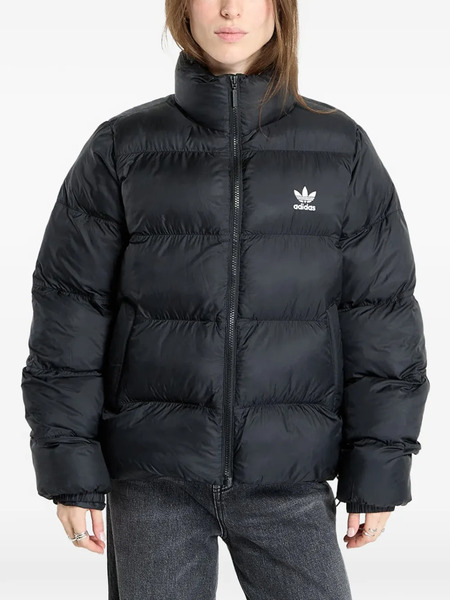  Adidas Adicolor Short Puffer Jacket - Black 