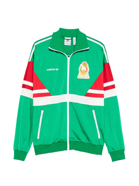  Adidas Embroidery-logo Zip Sweatshirt - Green 