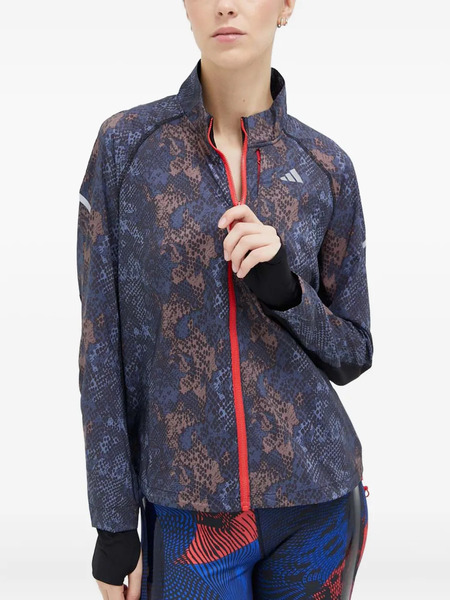 Adidas Fast Iteration Zip-up Jacket - Blue 