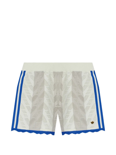  Adidas Firebird Mini Shorts - White 