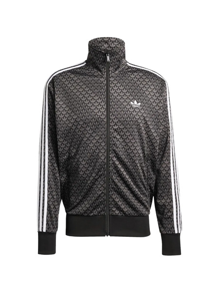  Adidas Firebird Patterned Zip Sweatshirt - Grey 