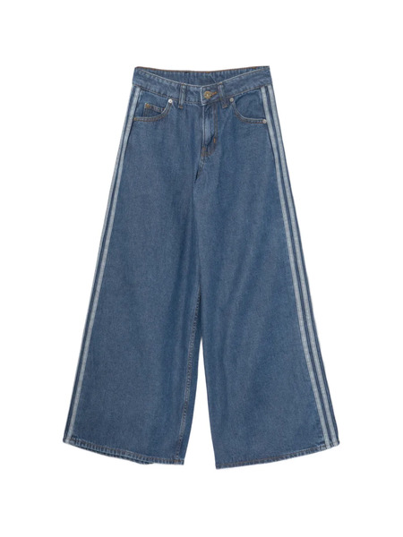 Adidas Firebird Wide-leg Jeans - Blue 