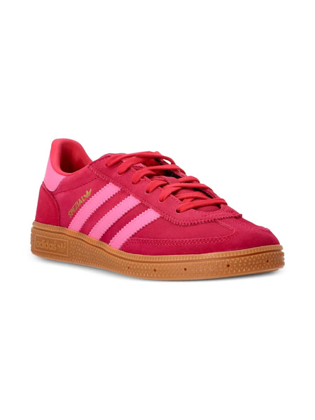  Adidas Handball Spezial Three-stripe Suede Sneakers - Pink 