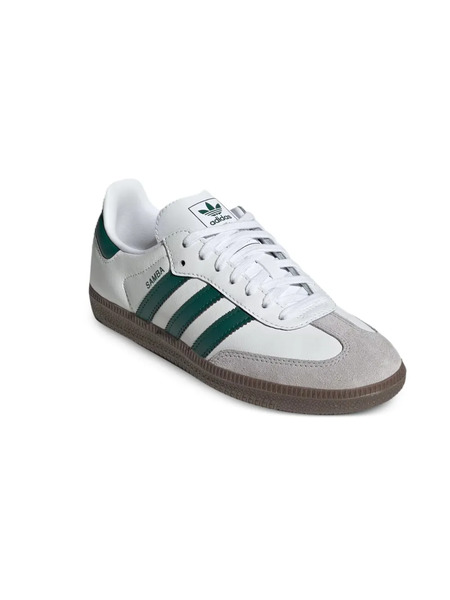  Adidas Kids Samba Og Striped Sneakers - White 