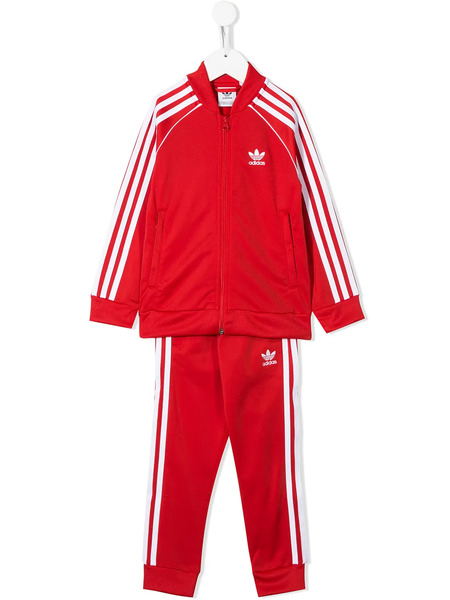  Adidas Kids Sst Two Piece Tracksuit - Red 