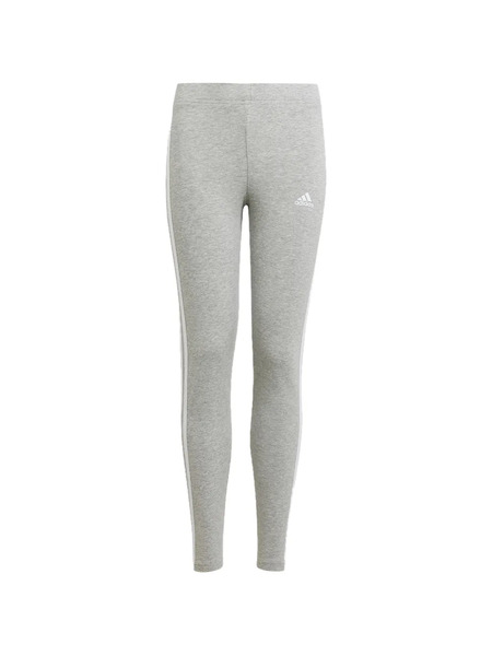  Adidas Kids Three-stripes Leggings - Grey 