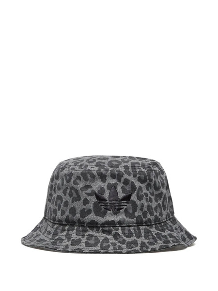  Adidas Leopard-print Bucket Hat - Grey 