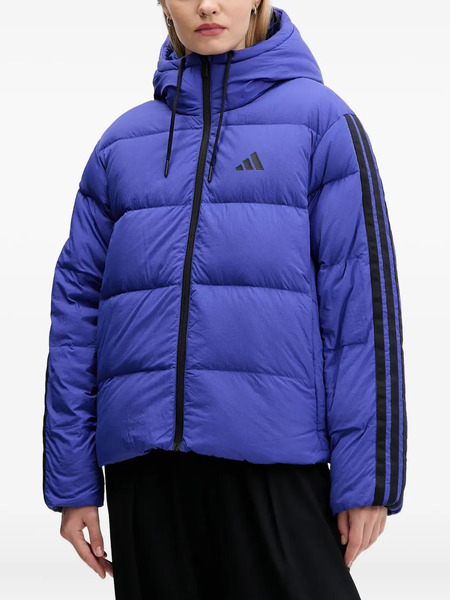  Adidas Logo-detail Padded Jacket - Blue 