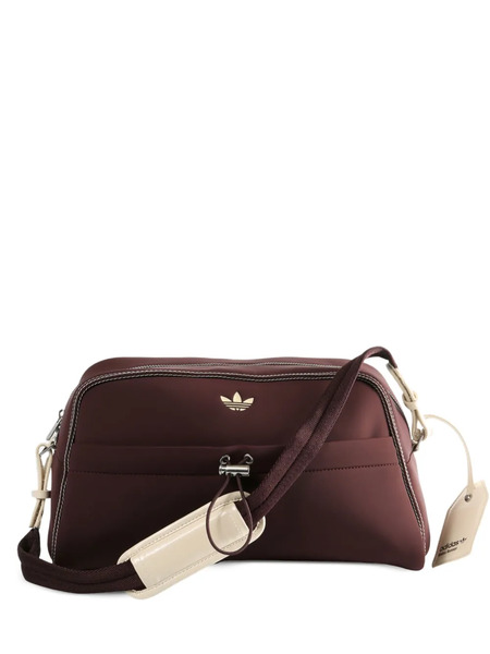  Adidas Logo-embroidered Shoulder Bag - Brown 