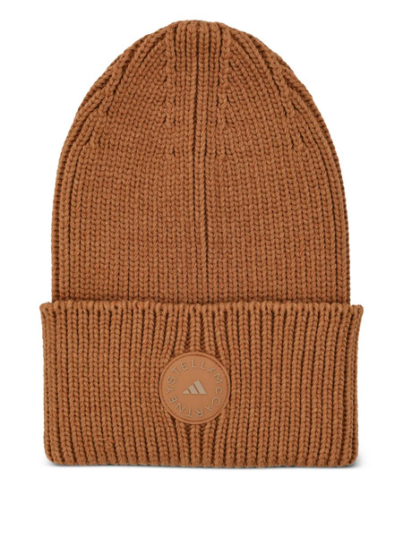  Adidas Logo-patch Beanie - Brown 