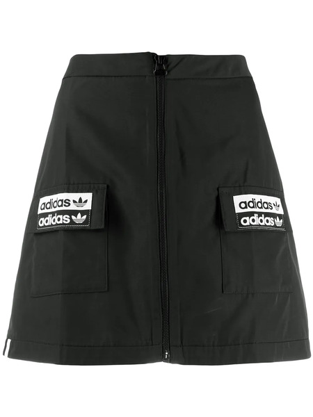  Adidas Logo Patch Mini Skirt - Black 
