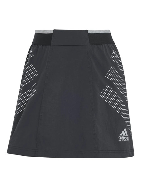  Adidas Logo-print Mini Skirt - Black 