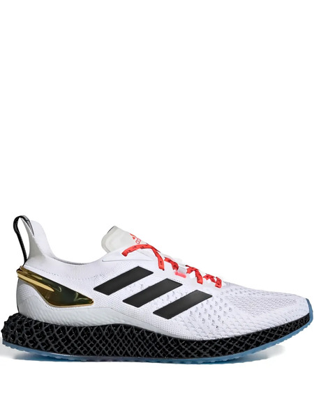  Adidas Low-top Mesh-panel Sneakers - White 