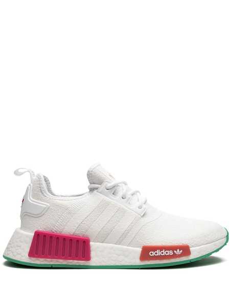  Adidas Nmd_r1 white Magenta Green Sneakers 