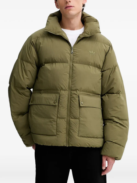  Adidas Padded High-neck Jacket - Green 