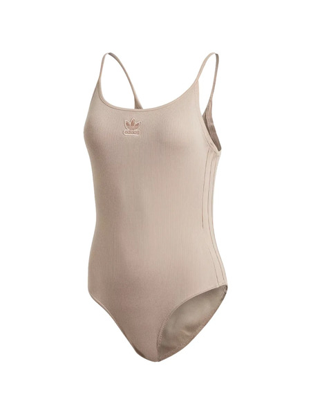  Adidas Ribbed Bodysuit - Neutrals 