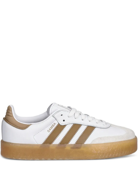  Adidas Sambae Three-stripe Sneakers - White 