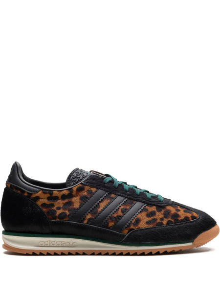  Adidas Sl 72 leopard Print Collegiate Green Sneakers - Black 