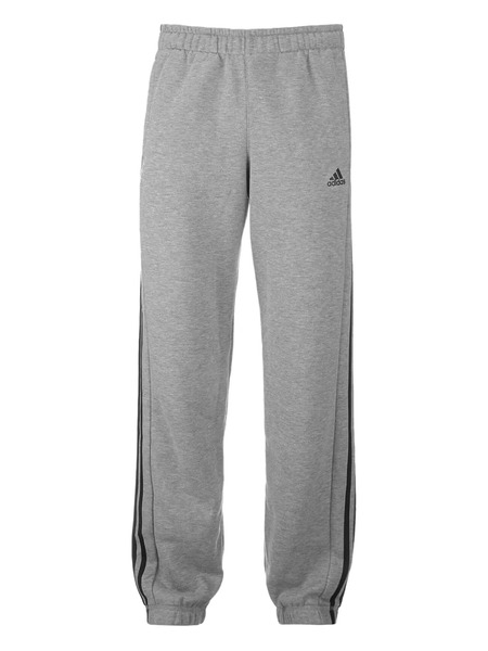  Adidas 3-stripe Fleece Track Pants - Grey 