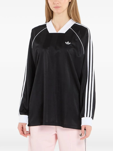  Adidas 3-stripes Long-sleeved Top - Black 