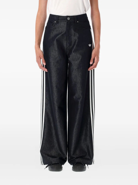  Adidas 3-stripes Metallic Jeans - Black 