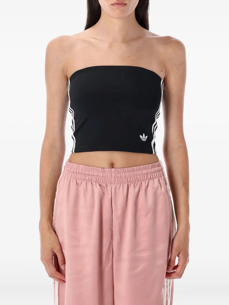  Adidas Three-stripe Bandeau Top - Black 