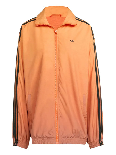  Adidas Three-stripe Ombre Jacket - Orange 