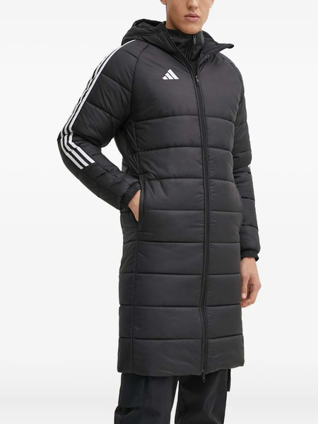  Adidas Three-stripe Padded Jacket - Black 