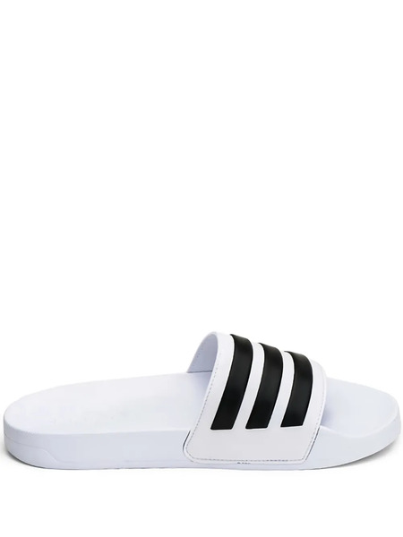  Adidas Three-stripe Slide Sandals - White 
