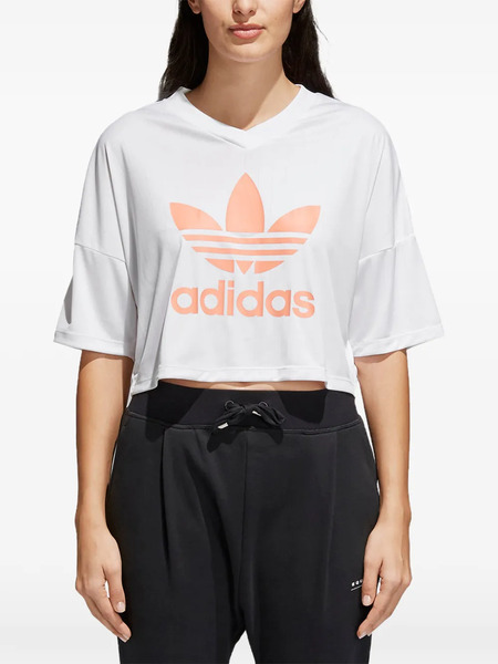  Adidas V-neck T-shirt - White 