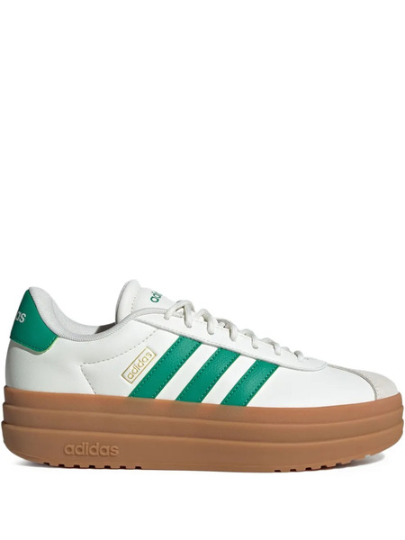  Adidas Vl Court Bold core White/court Green/gold Metallic Sneakers 