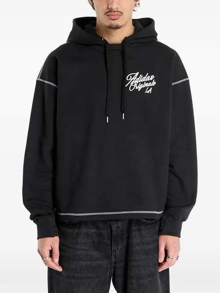  Adidas X La Originals Santa Monica Hoodie - Black 