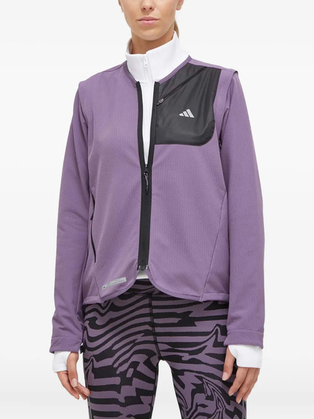  Adidas Zip-up Jacket - Purple 