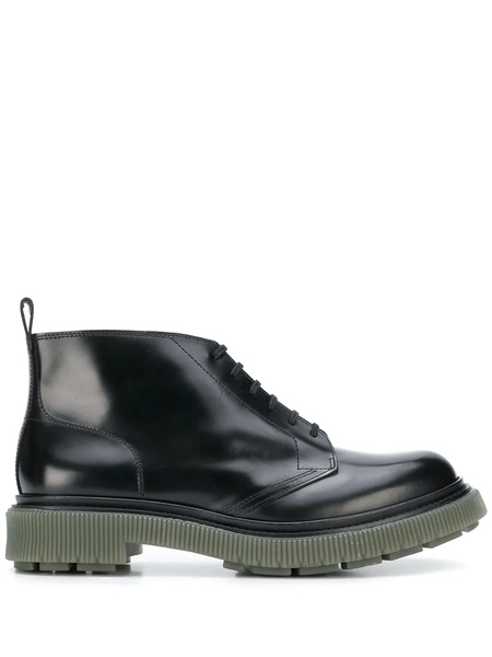  Adieu Paris Lace-up Ankle Boots - Black 