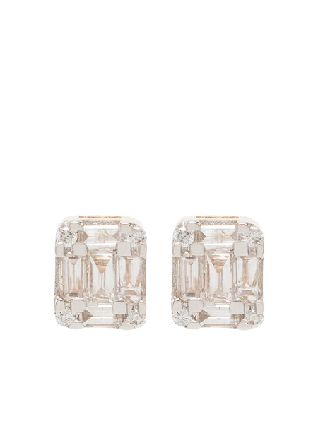  Adina Reyter 14kt Yellow Gold Diamond Stud Earrings 