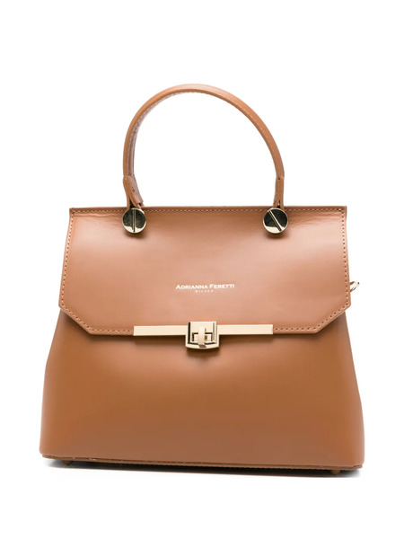  Adrianna Feretti Top Handle Tote Bag - Brown 
