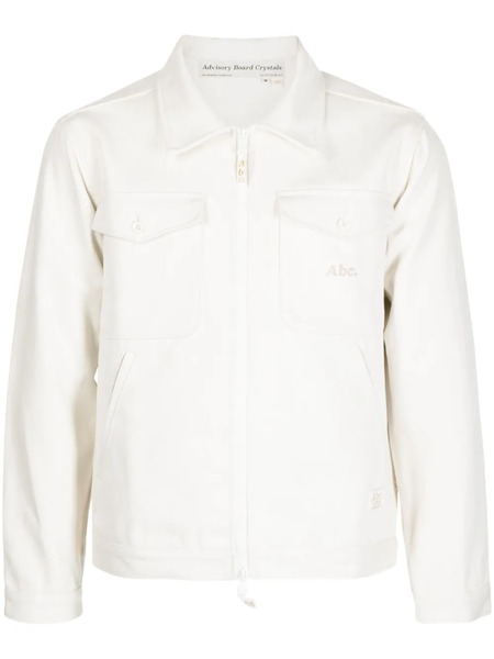  Advisory Board Crystals Abc. 123. Harrington Shirt Jacket - White 