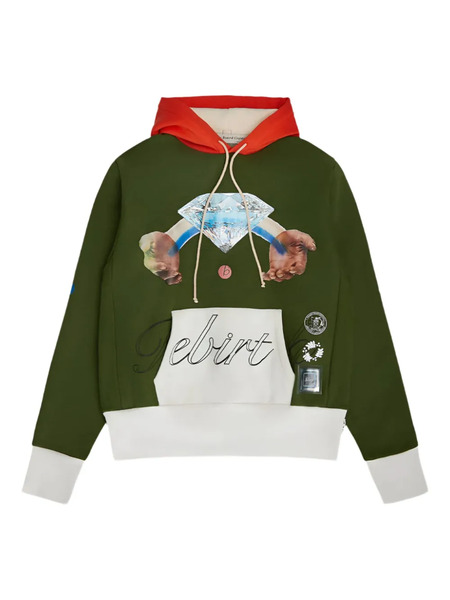  Advisory Board Crystals Birthstone - April olive Hoodie - Green 