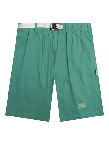  Advisory Board Crystals Buckle-fastening Patch-pocket Shorts - Green 