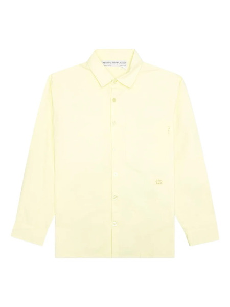  Advisory Board Crystals Embroidered-patchwork Shirt - Yellow 