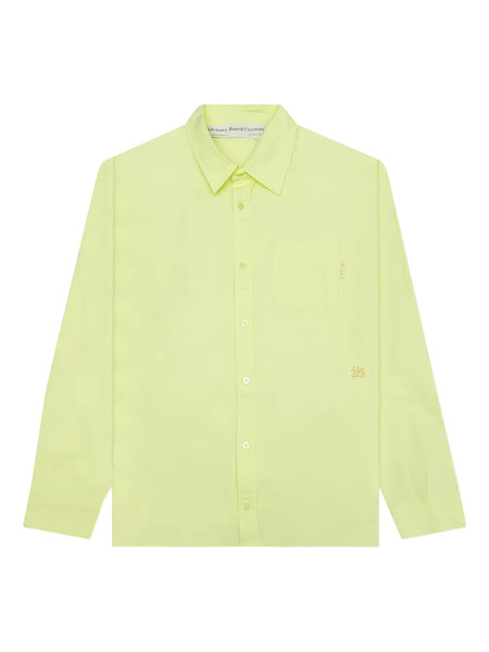  Advisory Board Crystals Embroidered Pocket Shirt - Green 