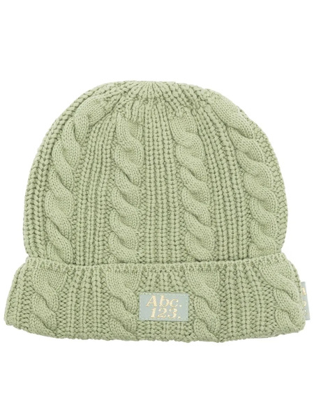  Advisory Board Crystals Logo-patch Chunky-knit Beanie - Green 