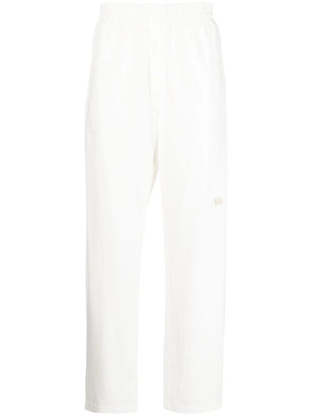  Advisory Board Crystals Logo Patch Lounge Pants - White 