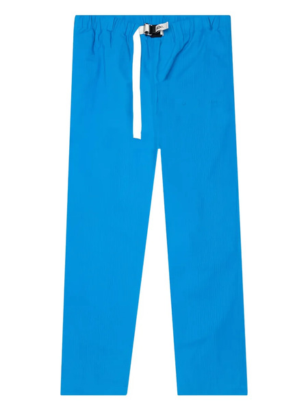  Advisory Board Crystals Studio Work Buckle-fastening Trousers - Blue 