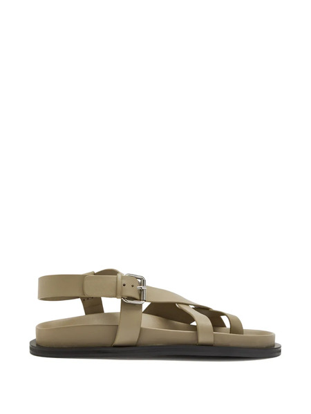  A.emery Buckle Strap Sandals - Neutrals 