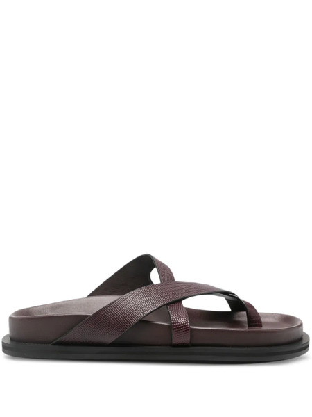  A.emery Claude Flat Sandals - Red 