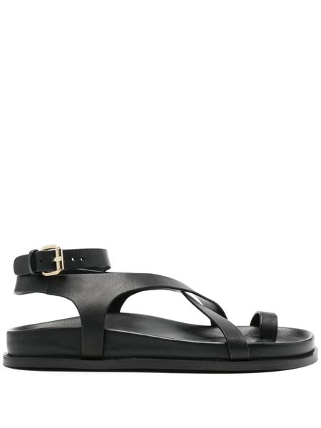  A.emery Jalen Leather Sandals - Black 