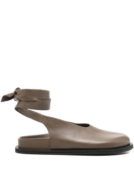  A.emery Marion Tied Clogs - Brown 